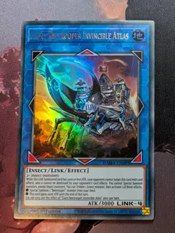 YuGiOh Giant Beetrooper Invincible Atlas Ultra Rare 1st Edition DAMA-EN089 - Image 1