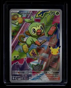 Pokemon TCG Grookey 052 First Partner Promo NM B - Image 1