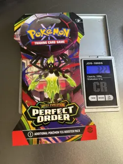 VERY HEAVY!! GOD PACKU SIRU 32.2g Pokemon Perfect Order Sleeved Booster - Image 1