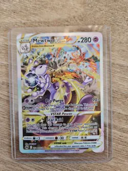 Mewtwo VSTAR GG44/GG70 Crown Zenith Galarian Gallery Ultra Rare Holo 280 HP - Image 1