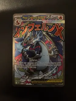 Pokemon TCG Mega Charizard X EX 023 ME: Mega Evolution Promo Holo 360 HP EN - Image 1