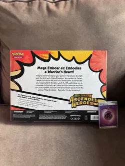 Pokemon Mega Emboar EX Collection Box Sealed Ascended Heroes - Image 2