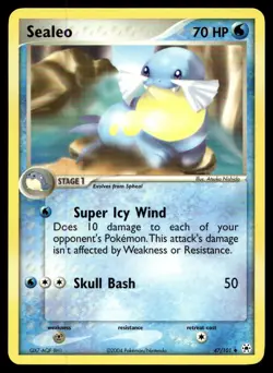 Sealeo Hidden Legends Uncommon 47/101 2004 Pokemon TCG - Image 1