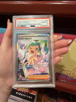 Pokemon TCG Lisia's Appeal Full Art Trainer Surging Sparks 246/191 PSA 10 - Image 3