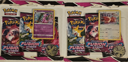 Pokemon TCG Fusion Strike Blister Pack Espeon & Eevee English - Image 1
