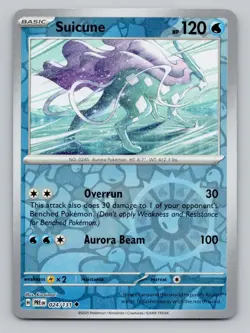 Suicune 024/131 Uncommon Prismatic Evolutions Pokemon Reverse Holo Near Mint - Image 1