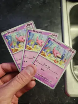 Pokemon Slowpoke 057/142 SCR. Reverse HOLO AND Non-Holo - Image 3