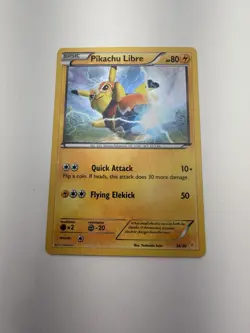 Pokemon TCG Pikachu Libre Holo 30/30 XY Trainer Kit 2016 - Image 1