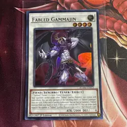 Yugioh! Fabled Gammajin - BLMM-EN013 - Ultra Rare - 1st Edition Near Mint, Engli - Image 1