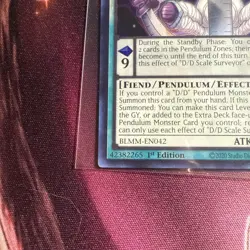 Yugioh! D/D Scale Surveyor - BLMM-EN042 - Ultra Rare - 1st Edition Near Mint, En - Image 4