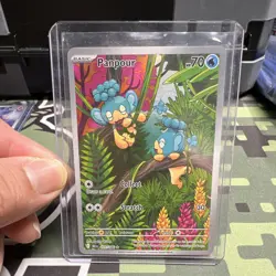 Pokemon Panpour 101/086 Sv: Black Bolt Illustration Rare Holo Basic - Image 1