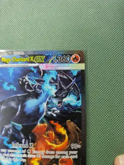 2025 Pokemon Mega Charizard X ex 125/094 Phantasmal Flames SIR Holo - Image 4