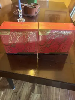 Pokemon Scarlet and Violet Elite Trainer Box Base Set Sealed 2x BUNDLE - Image 1