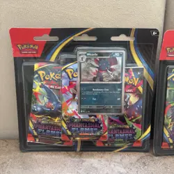 Pokemon TCG Phantasmal Flames Triple Blister Pack X2 Brand New & Sealed ✅ - Image 2