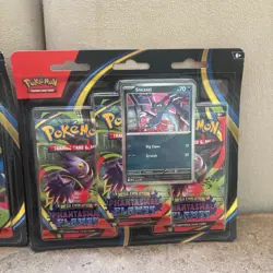 Pokemon TCG Phantasmal Flames Triple Blister Pack X2 Brand New & Sealed ✅ - Image 3