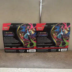 Pokemon TCG Phantasmal Flames Triple Blister Pack X2 Brand New & Sealed ✅ - Image 4