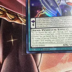 Yugioh! D/D Extra Surveyor - BLMM-EN043 - Ultra Rare - 1st Edition Near Mint, En - Image 4