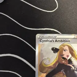 Cynthia's Ambition Pokemon TCG Brilliant Stars 169/172 Ultra Rare Full Art Holo - Image 2