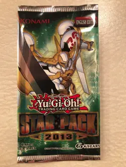 Yu-Gi-Oh Star Pack 2013 Sealed 3 Cards/Pk - Image 1