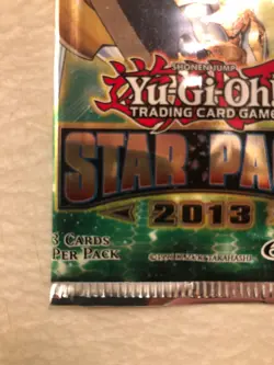 Yu-Gi-Oh Star Pack 2013 Sealed 3 Cards/Pk - Image 3