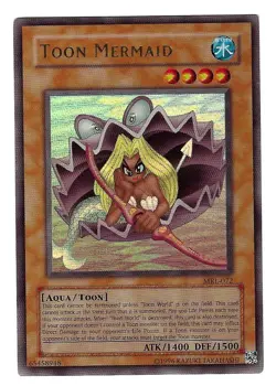 YUGIOH - TOON MERMAID - MAGIC RULER - ULTRA RARE - NEAR MINT - MRL-072 - Image 1