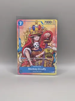 Monkey.D.Luffy (2nd Anniversary Stamped Promo) P-043 One Piece TCG - Image 1