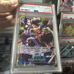 One Piece Monkey D Luffy Op11-118 Sec Psa 10 - Image 2