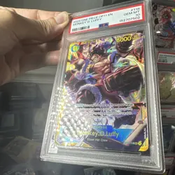 One Piece Monkey D Luffy Op11-118 Sec Psa 10 - Image 4