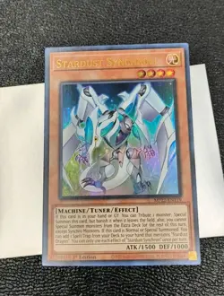 Stardust Synchron MP22-EN119 Yugioh Near Mint Condition Card Super Rare - Image 1