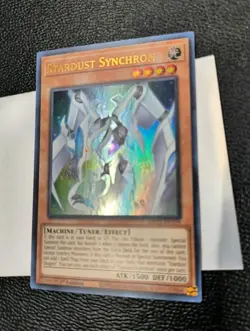 Stardust Synchron MP22-EN119 Yugioh Near Mint Condition Card Super Rare - Image 2