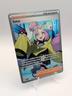 Iono - 124 Black Star Promo English Scarlet & Violet Pokemon Card NM - Image 1