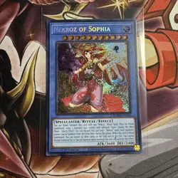 Yugioh! Nekroz of Sophia - BLMM-EN134 - Secret Rare - 1st Edition Near Mint, Eng - Image 1