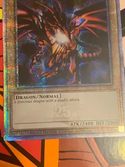 Yugioh TCG Red Eyes Black Dragon LC01-EN006 Quarter Century Rare 25th NM/M - Image 5