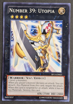 Yugioh TCG - 1x Number 39: Utopia - SP13-EN021 - NM - Unlimited Common - 2013 - Image 1