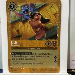 Lilo - Escape Artist 25 Disney Lorcana Promo Cards Holo - Image 1
