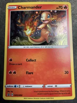 Charmander SWSH092 SWSH: Sword & Shield Promo Cards Holo - Image 1