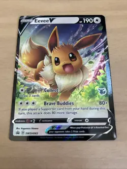 Eevee V SWSH065 SWSH: Sword & Shield Promo Cards Holo - Image 2