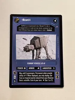 Blizzard 4 Card Reflections III Star Wars CCG - Image 1