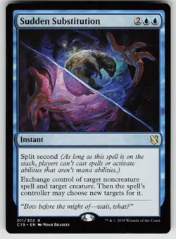 Sudden Substitution 11 Rare Commander 2019 Magic: The Gathering Near Mint - Image 1