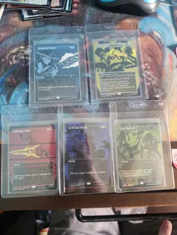 Borderless Foil Standard Showdown Cowboy Bebop Homage Promo Set of 5 - Image 1
