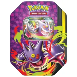 Pokemon TCG Mega Moonlit Tin Mega Gengar-EX English Sealed Tin Box (1) - Image 1