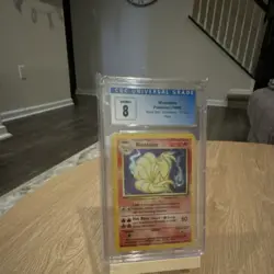Pokemon TCG Base Set Ninetales Holo Rare Unlimited 12/102 CGC 8 1999 - Image 1