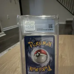 Pokemon TCG Base Set Ninetales Holo Rare Unlimited 12/102 CGC 8 1999 - Image 2