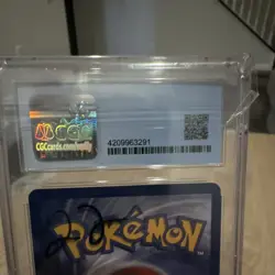 Pokemon TCG Base Set Ninetales Holo Rare Unlimited 12/102 CGC 8 1999 - Image 3