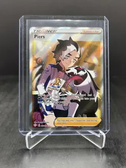 2021 Pokemon Shining Fates Piers Full Art Holo #069/072 - Image 1