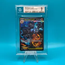 Mega Charizard X ex SIR Pokemon Phantasmal Flames MINT BGS 9 THREE SUBGRADE 10s - Image 1