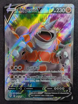 Rhyperior V - 181/189 - Darkness Ablaze (Pokemon) - Image 1