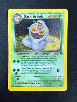 Dark Arbok - 2/82 - Holo Rare - Unlimited Edition Team Rocket (MP) Pokemon - Image 1