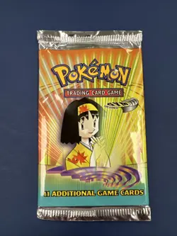 Wizards of the Coast 2000 Pokemon Gym Heroes Booster Pack Factory Sealed Erica - Image 1