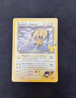 Pokemon TCG Rockets Zapdos Holo Classic Collection 15/132 Celebrations NM - Image 1